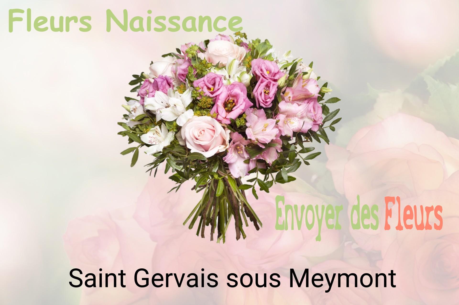 Bouquet de fleurs de naissance livré à Saint-Gervais-sous-Meymont